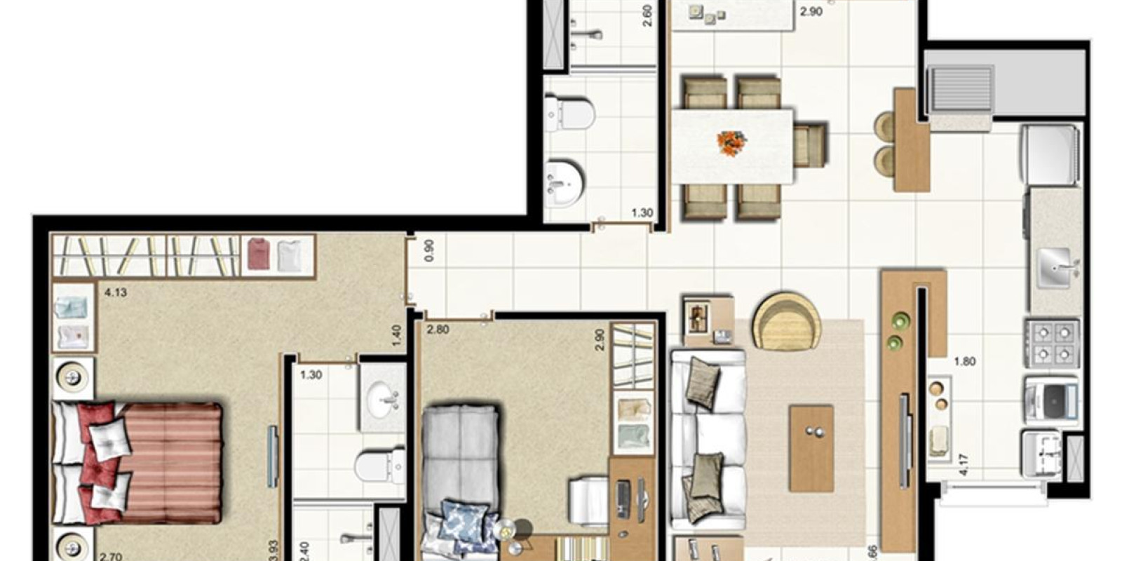TPS Imóveis - Veja Foto 10 de 12 do Apartamento A Venda 2 dormitórios Porto Alegre 